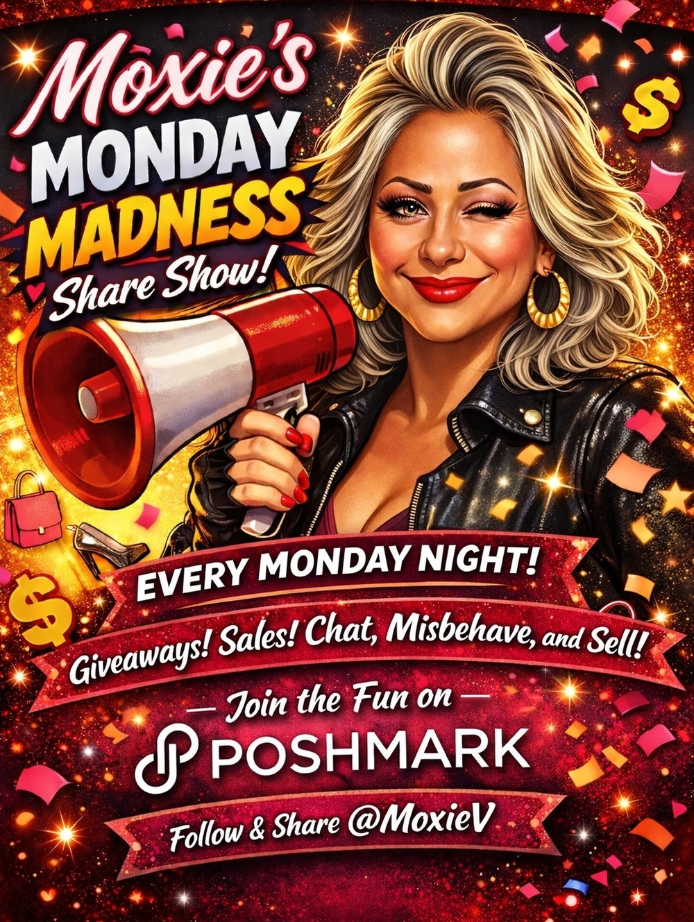Moxie's Monday Madness Share Show Live - Picture 2 of 3
